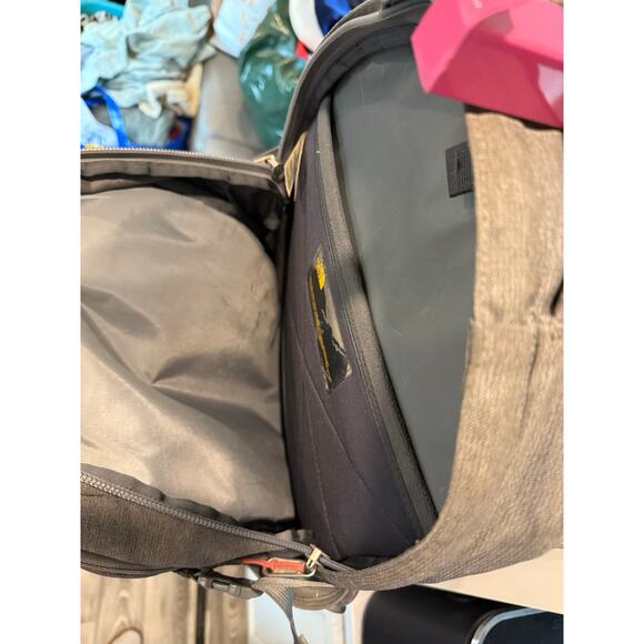 The North Face Gray and Red Backpack - Picture 5 of 9